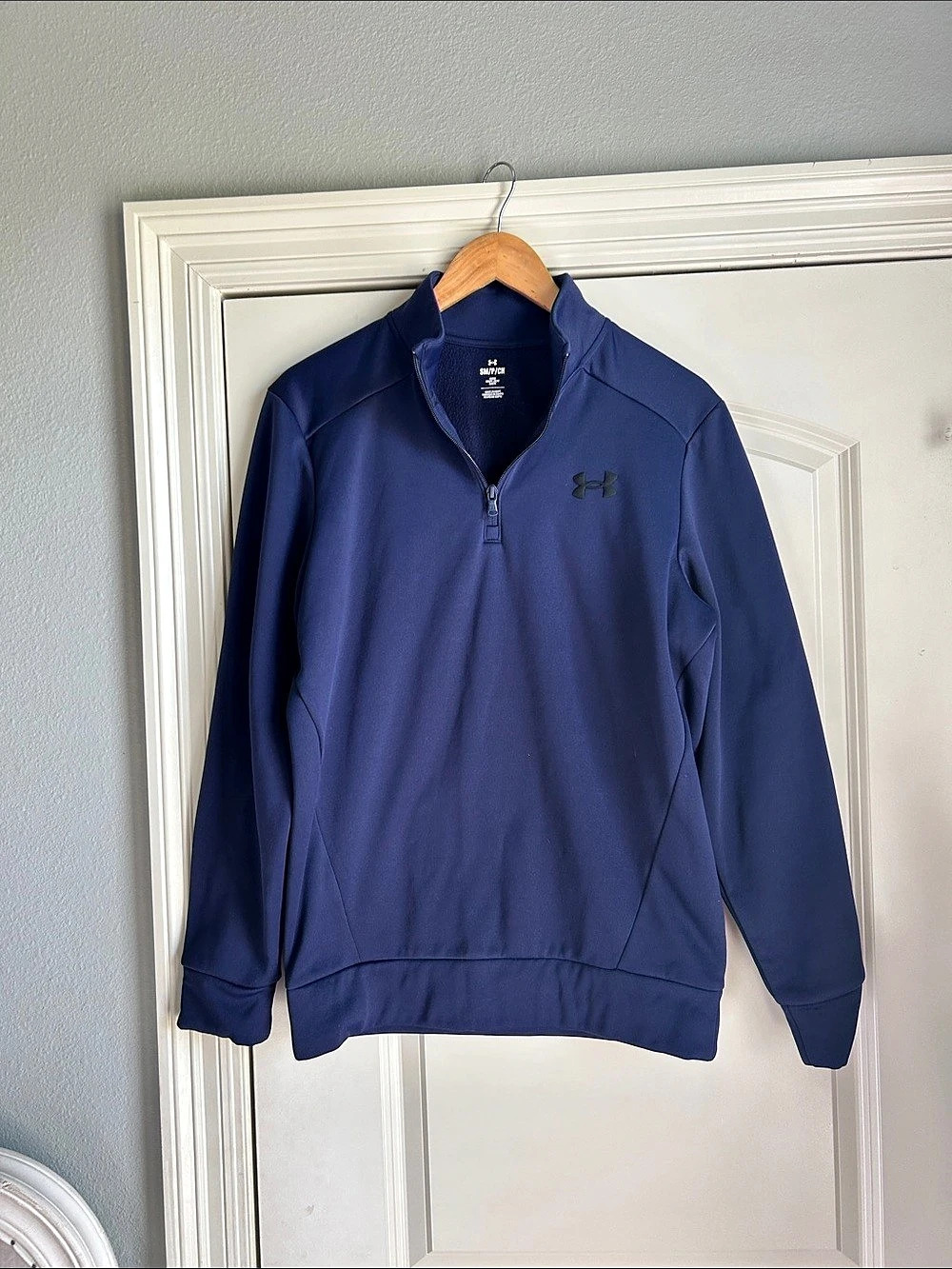 Bundle of 2 Under Armour UA Tech 2.0 1/4 Zip Pullover Blue & Gray Small